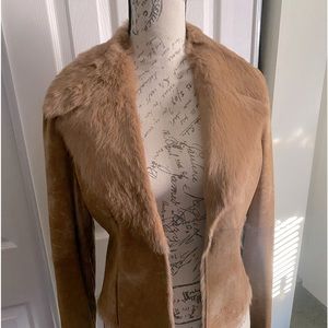 Size medium rabbit fur reversible jacket